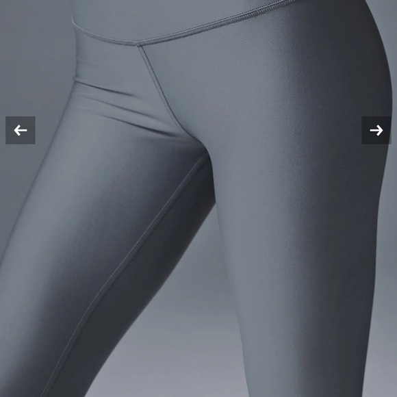 ALO Yoga Pants - ALO Yoga Women's Gray High-Rise Leggings